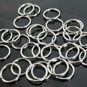 12mm silver jump ring