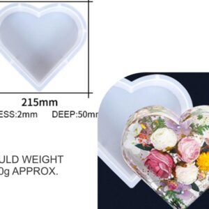 deep cast heart shape mold