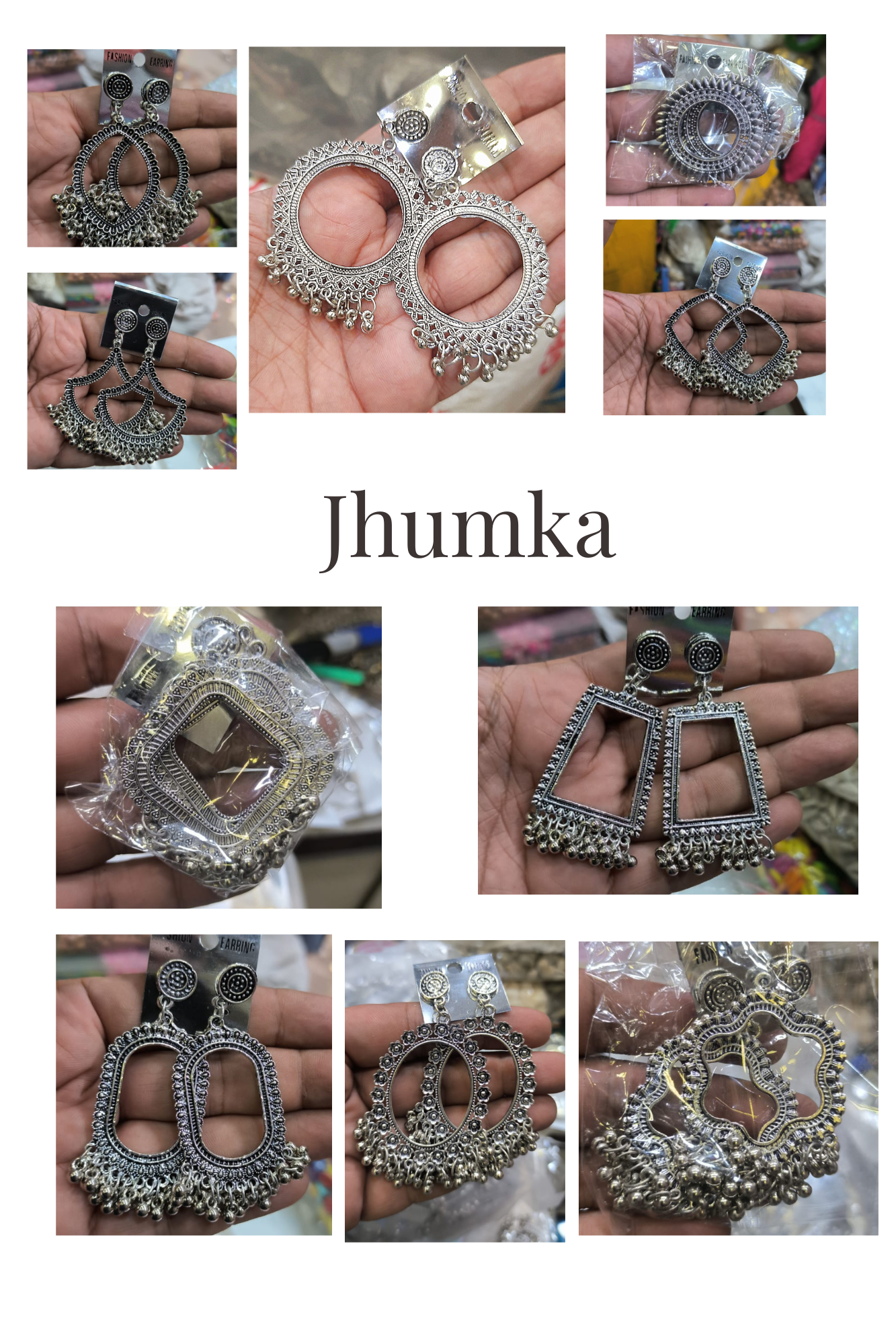 Jhumka bezel
