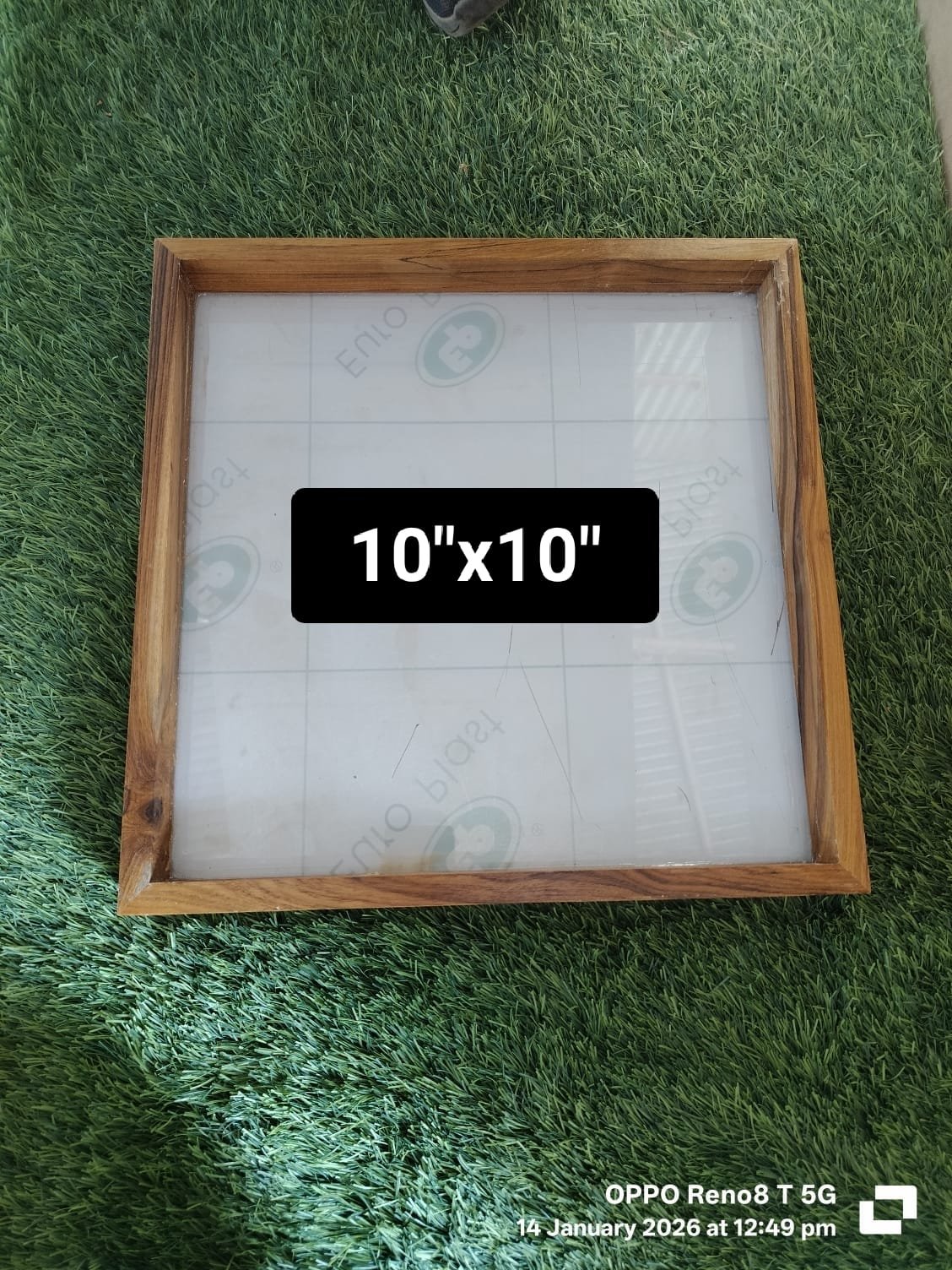 10" teakwood frame 10" teakwood frame