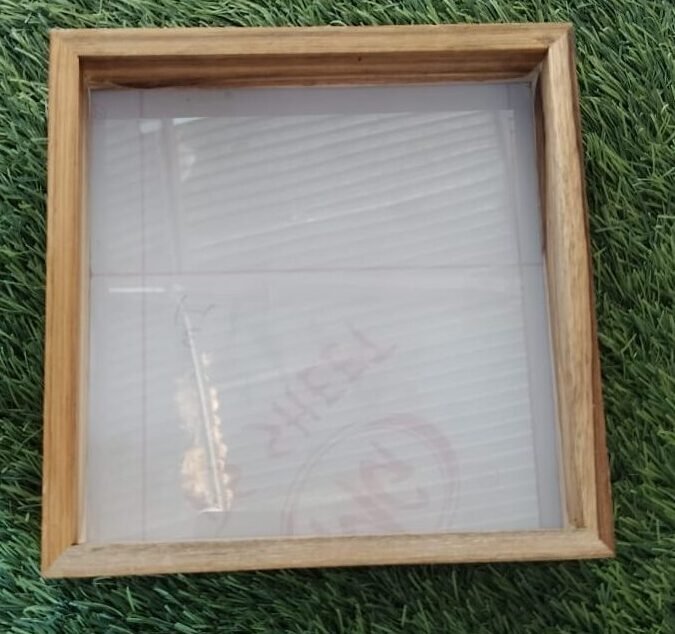 8" teakwood frame 8" teakwood frame