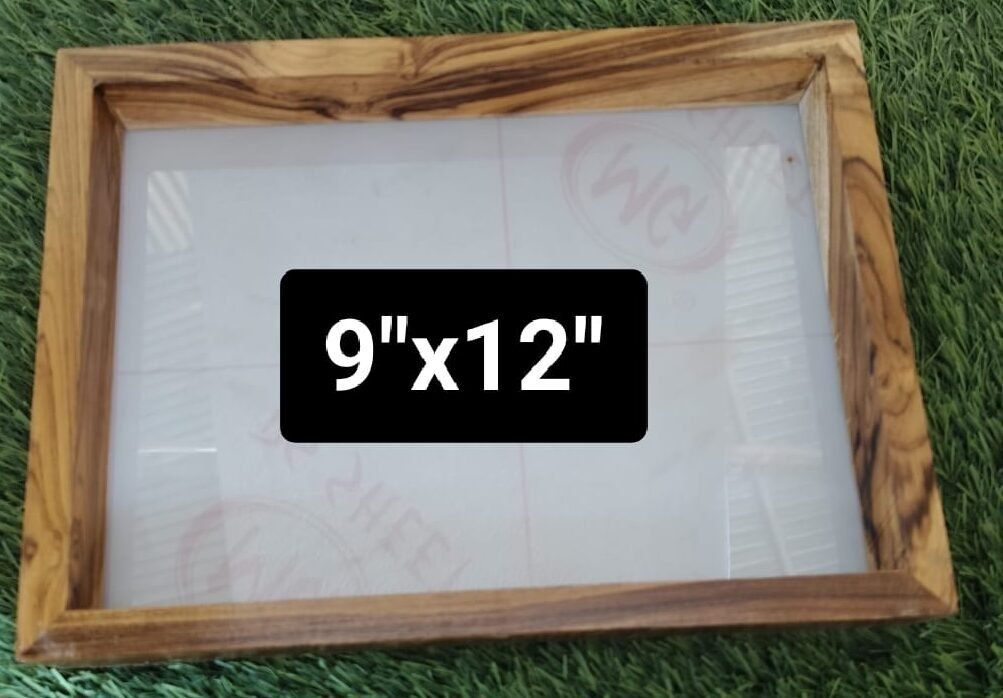 9" x 12" teakwood frame 9" x 12" teakwood frame