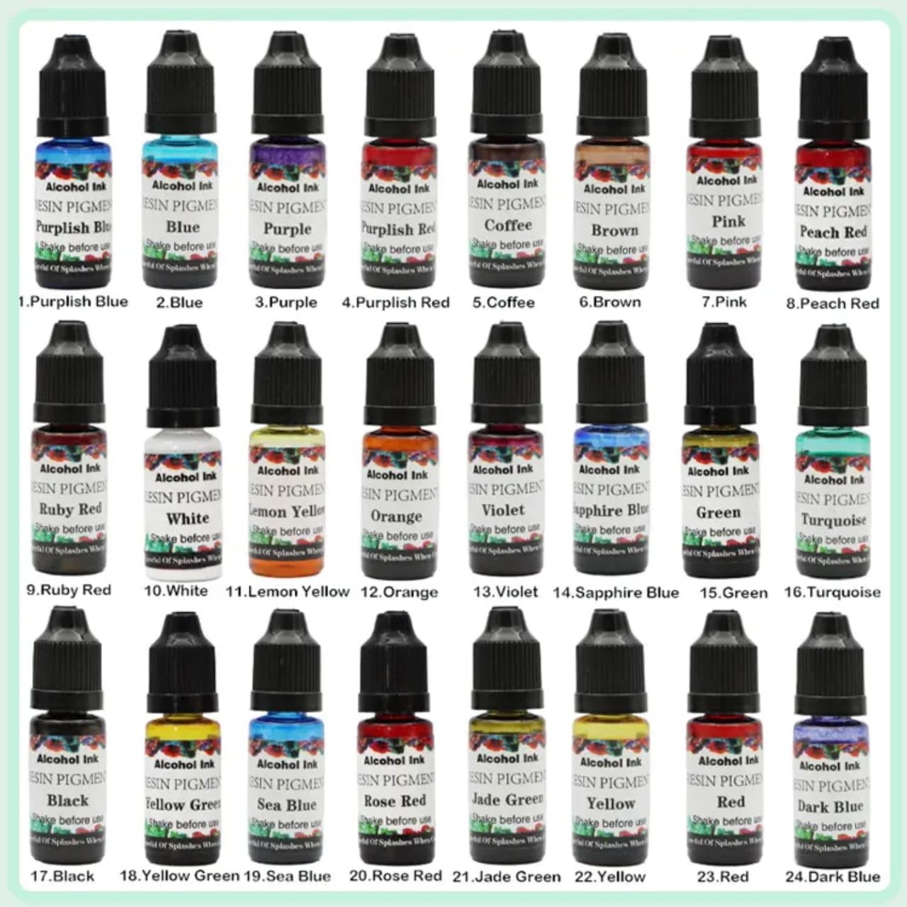 Alcohol ink (Transparent)